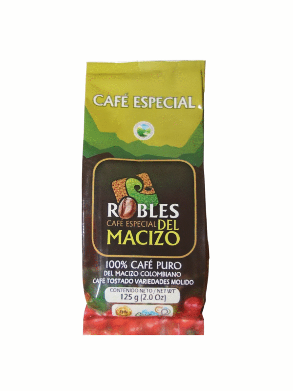 caferoblesdelmacizo125gr Café Robles del Macizo 125 g