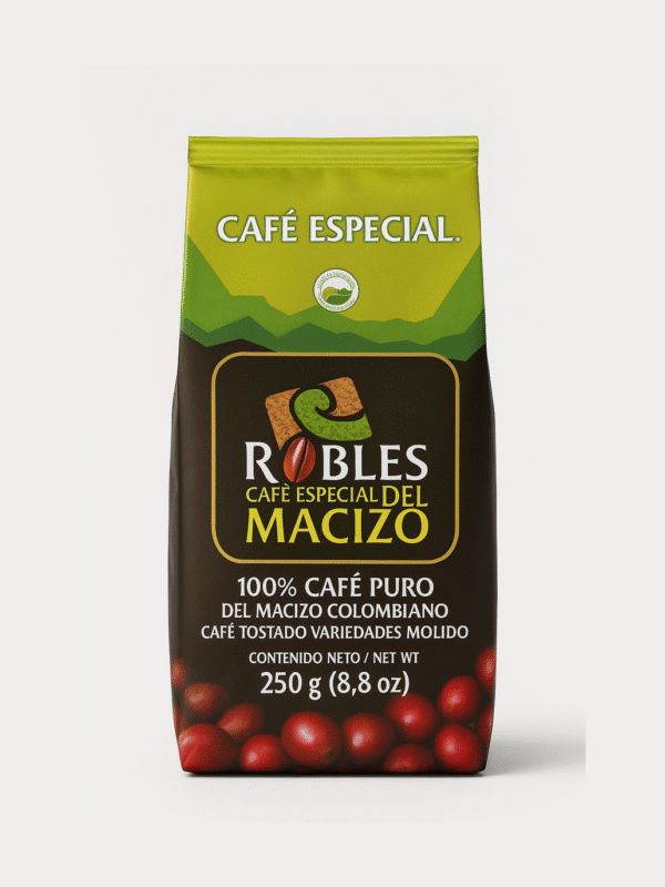 caferoblesdelmacizo250gr Café Robles del Macizo 250 g