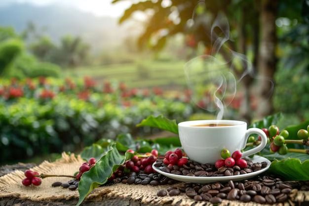 Cada taza refleja la pureza del entorno